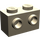 LEGO Dark Tan Brick 1 x 2 with Studs on One Side (11211)
