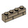 LEGO Dark Tan Brick 1 x 4 with Embossed Bricks (15533)