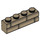 LEGO Dark Tan Brick 1 x 4 with Embossed Bricks (15533)