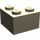 LEGO Dunkel Beige Backstein 2 x 2 Ecke (2357)