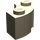 LEGO Dunkel Beige Backstein 2 x 2 Runden Ecke mit Bolzenkerbe und verstärkter Unterseite (85080)