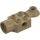 LEGO Beige scuro Mattoncino 2 x 2 con Orizzontale Giunto di rotazione e Presa (47452)