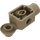 LEGO Dark Tan Brick 2 x 2 with Horizontal Rotation Joint and Socket (47452)