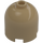 LEGO Dark Tan Brick 2 x 2 x 1.7 Round Cylinder with Dome Top (26451 / 30151)