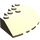 LEGO Tan foncé Brique 6 x 6 Rond (25°) Coin (95188)