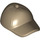 LEGO Dark Tan Cap with Short Curved Bill with Hole on Top (11303)