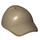LEGO Dark Tan Cap with Short Curved Bill with Hole on Top (11303)