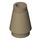 LEGO Dark Tan Cone 1 x 1 with Top Groove (28701 / 59900)