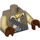 LEGO Dark Tan Cowboy Torso (973 / 88585)