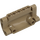 LEGO Mørk beige Buet Panel 7 x 3 (24119)