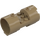 LEGO Dark Tan Cylinder 3 x 6 x 2.7 Horizontal Solid Center Studs (93168)