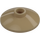 LEGO Dark Tan Dish 2 x 2 (4740 / 30063)