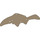 LEGO Dark Tan Dragon Wing (Hungarian Horntail) Right (1754)