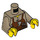 LEGO Dunkel Beige Ed Minifig Torso (973 / 76382)