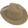 LEGO Dunkel Beige Fedora Hut (61506 / 88410)