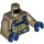 LEGO Dunkel Beige Firefighter Minifig Torso (973 / 76382)