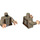 LEGO Tan foncé First Order Transporter Male Resistance Soldier Minifig Torse avec Dark Tan Bras et Light Flesh Mains (973 / 76382)