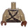 LEGO Dunkel Beige Goblin Soldat 2 Torso (973 / 76382)