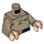 LEGO Dark Tan Grand Moff Tarkin Minifig Torso (973 / 76382)
