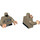 LEGO Donker Zandbruin Grand Moff Tarkin Minifig Torso (973 / 76382)