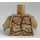 LEGO Dark Tan Groot Minifig Torso (973 / 76382)