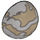 LEGO Dark Tan Hemisphere 2 x 2 Half (Minifig Helmet) with Globe Pattern (61287 / 98913)