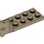 LEGO Dunkel Beige Scharnier Platte 2 x 4 mit Articulated Joint - Männlich (3639)