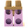 LEGO Tan foncé Les hanches et Lavender Jambes avec Dark Tan Armor (Rumble Keeper) (3815)