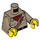 LEGO Dunkel Beige Jungle Explorer Minifig Torso (973 / 76382)