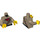 LEGO Dark Tan Jungle Explorer Minifig Torso (973 / 76382)
