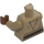 LEGO Tmavě žlutohnědá Kelleran Beq Trup (973)