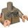 LEGO Beige scuro Kevin Beckman Minifigure Busto (973 / 88585)