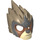 LEGO Dark Tan Lion Mask with Reddish Brown Face and Black Headpiece (11129 / 16224)