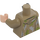 LEGO Tumma beige Luke Skywalker jossa Tumma beige Endor Asu ja Pienoishahmo Vartalo (973 / 76382)