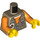 LEGO Dark Tan Man - Dark Tan Vest Minifig Torso (973 / 76382)