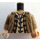 LEGO Dark Tan Minifig Torso with Vest and Jacket (Loop Buttons) (973 / 76382)