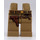 LEGO Dunkel Beige Minifigure Hüften und Beine mit Indiana Jones Belts und Holster (3815 / 62363)
