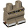 LEGO Donker Zandbruin Minifigure Medium Poten met Wit en Zwart Shoes (37364 / 99588)