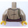 LEGO Beige scuro Minifigure Busto Sheriff Uniform con Distintivo, Braid, Cintura, e Olive Tie (76382 / 88585)