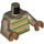 LEGO Dark Tan MJ with Dark Tan Striped Sweater Minifig Torso (973 / 76382)