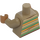 LEGO Dark Tan MJ with Dark Tan Striped Sweater Minifig Torso (973 / 76382)