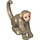 LEGO Dark Tan Monkey Leaning Forward with Flesh Face (78313)