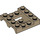 LEGO Dark Tan Mudguard Vehicle Base 4 x 4 x 1.3 (24151)