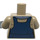 LEGO Dark Tan Officer, Pilot Minifig Torso (973 / 76382)