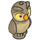 LEGO Dark Tan Owl with Large Yellow Eyes (66507)