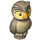 LEGO Dark Tan Owl with Large Yellow Eyes (66507)