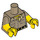 LEGO Dark Tan Paleontologist Minifig Torso (973 / 16360)