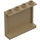 LEGO Tmavě žlutohnědá Panel 1 x 4 x 3 s bočními podpěrami, dutými cvočky (35323 / 60581)