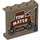 LEGO Dark Tan Panel 1 x 4 x 3 with Tow Mater Truck Welcome sign with Side Supports, Hollow Studs (33530 / 60581)