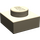 LEGO Donker Zandbruin Plaat 1 x 1 (3024 / 30008)
